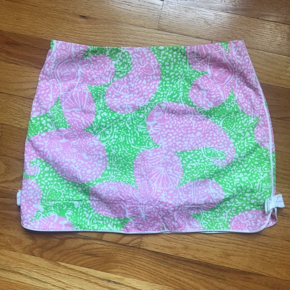 Lilly Pulitzer Limeade Cheat Ya Pink Cosette Skort - Picture 4 of 5